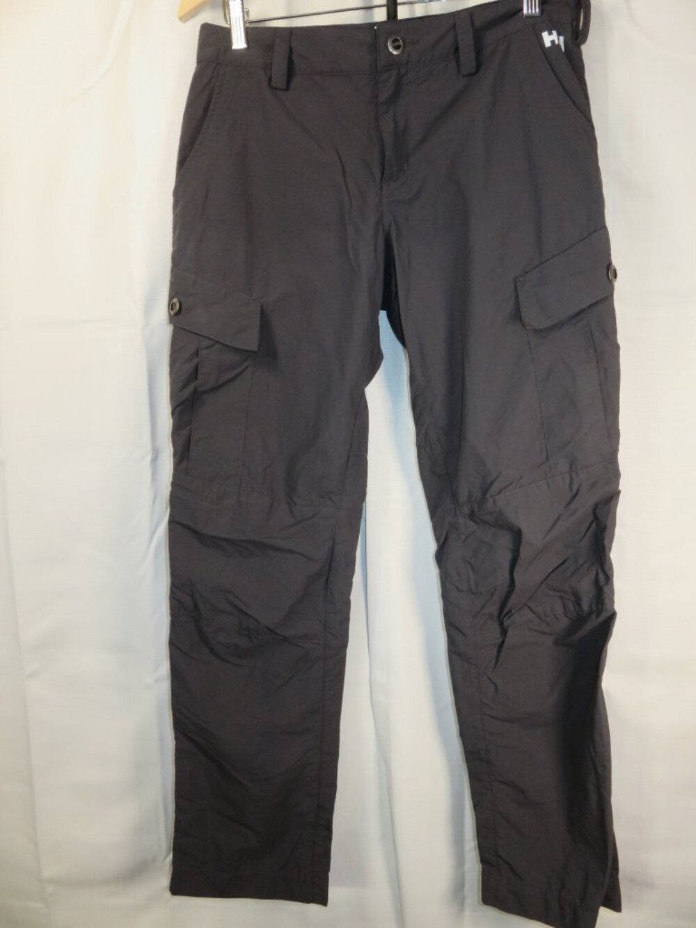 Helly Hansen 51644 J Nylon Cargo Pants Workwear 6 Pocket Gray Women’s Size 30